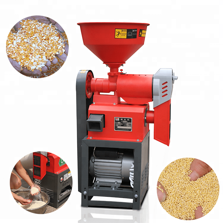 Home Use Small Auto Combined Rice Mill Commercial Rice Milling Machine