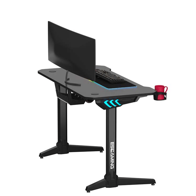 Amazon Top Seller Computer Desk Laptop Computer LED Gaming Desk China Gaming Desk and Computer