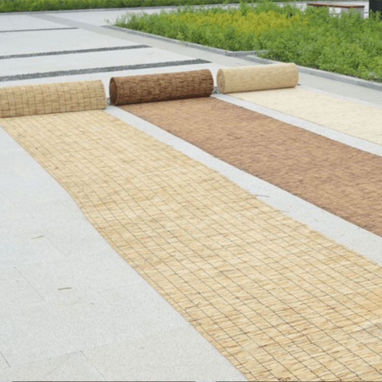 Natural Peeled Gardening Reed Screen Reed Mat Decorative Reed Curtains