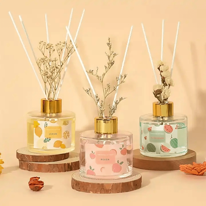 Custom Private Label Reed Diffuser Home Fragrance Wholesale Rattan