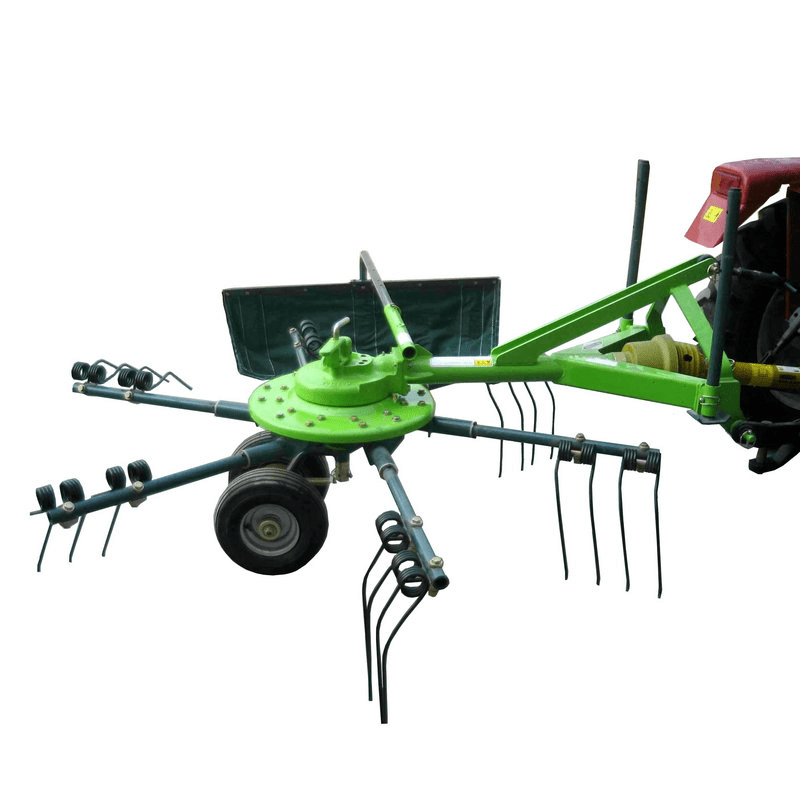 Farm Machinery Rotary Hay Rake Tedder Rake 3 Point Linkage Hay Rake