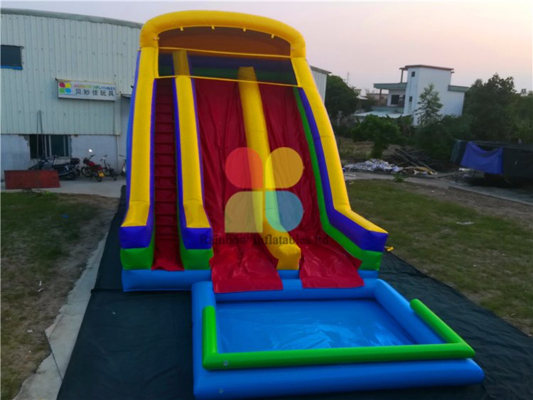 Popular Customized Inflatable Water Slide with Detachable Inflatable