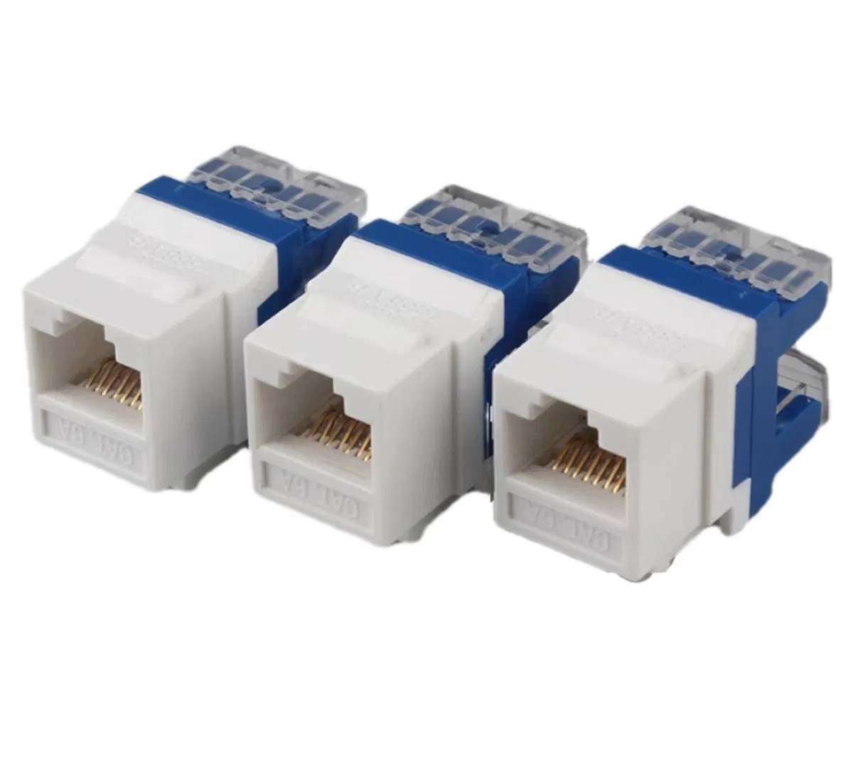 Keystone Jack RJ45 Connector Network Cabling Panel-Mounted Cat5e