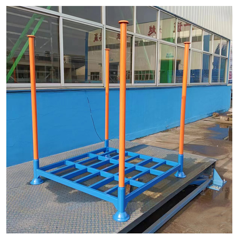 Customized Heavy Duty Powder Coating Stacking Tire Racks for Warehouse