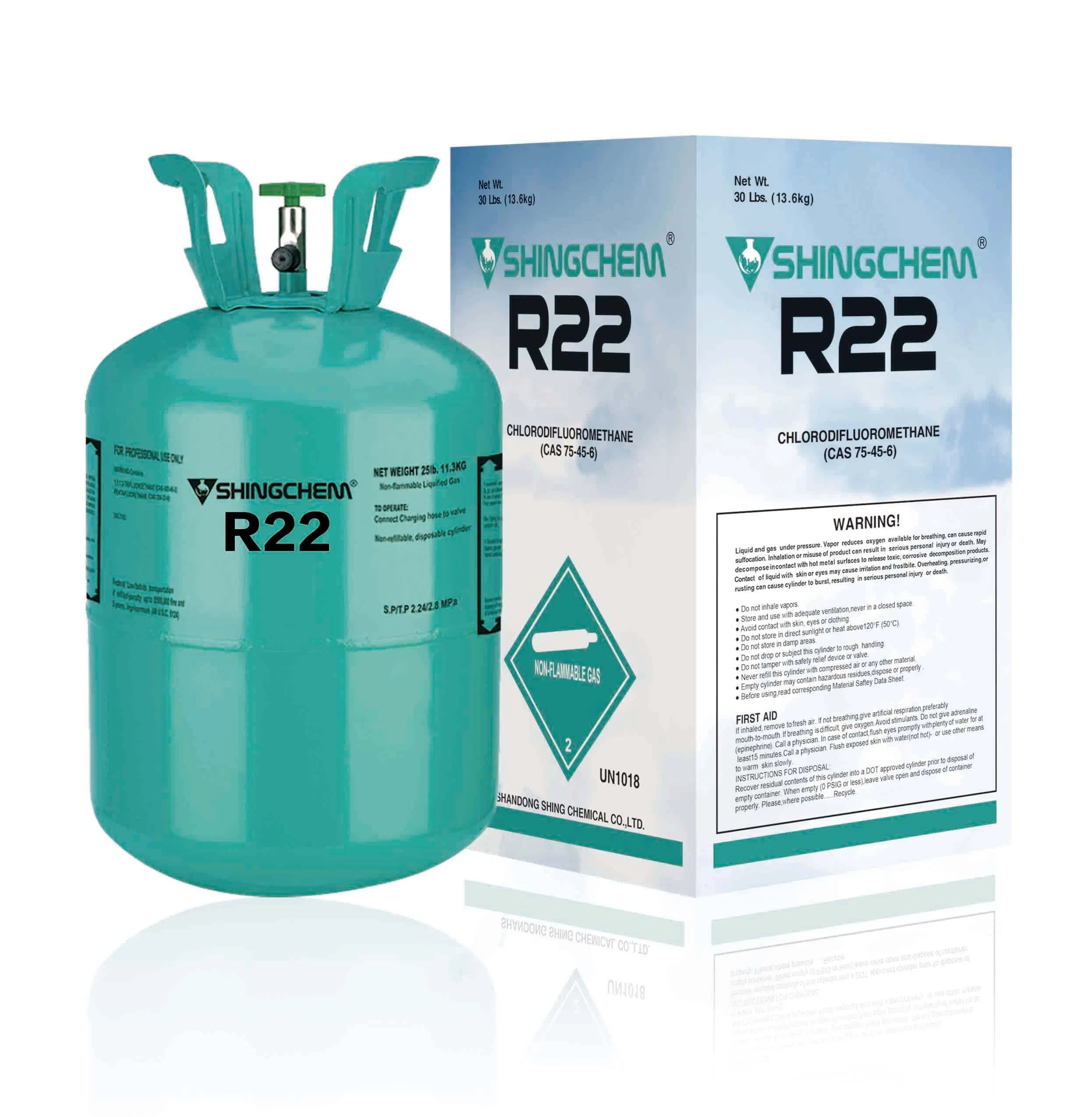 Shingchem R22 Gas Suppliers Refrigerant R22 Gas Refrigerante R22 R22