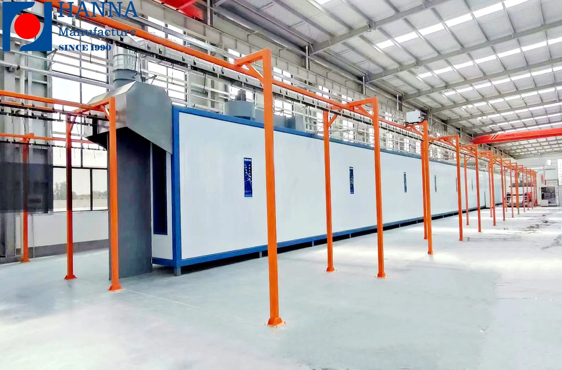 Automatic Paint System Electrostatic Powder Coating Line China Powder