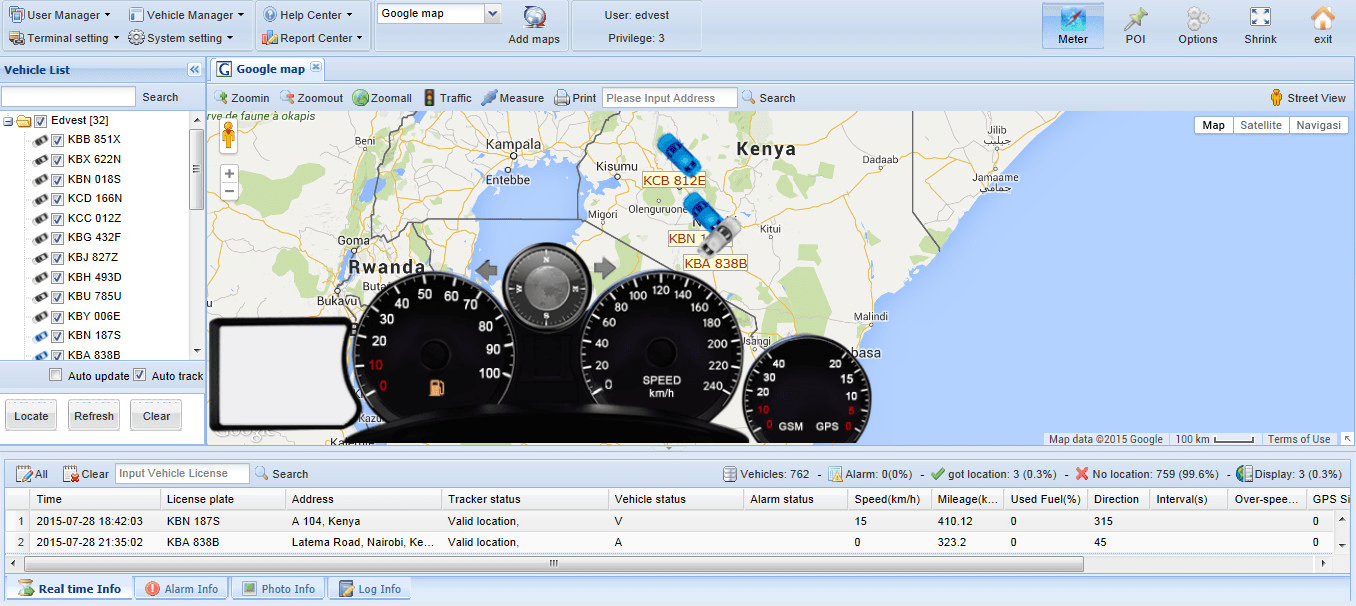 Fleet Management Web Based GPS Tracking Software, GPS Server Tracking