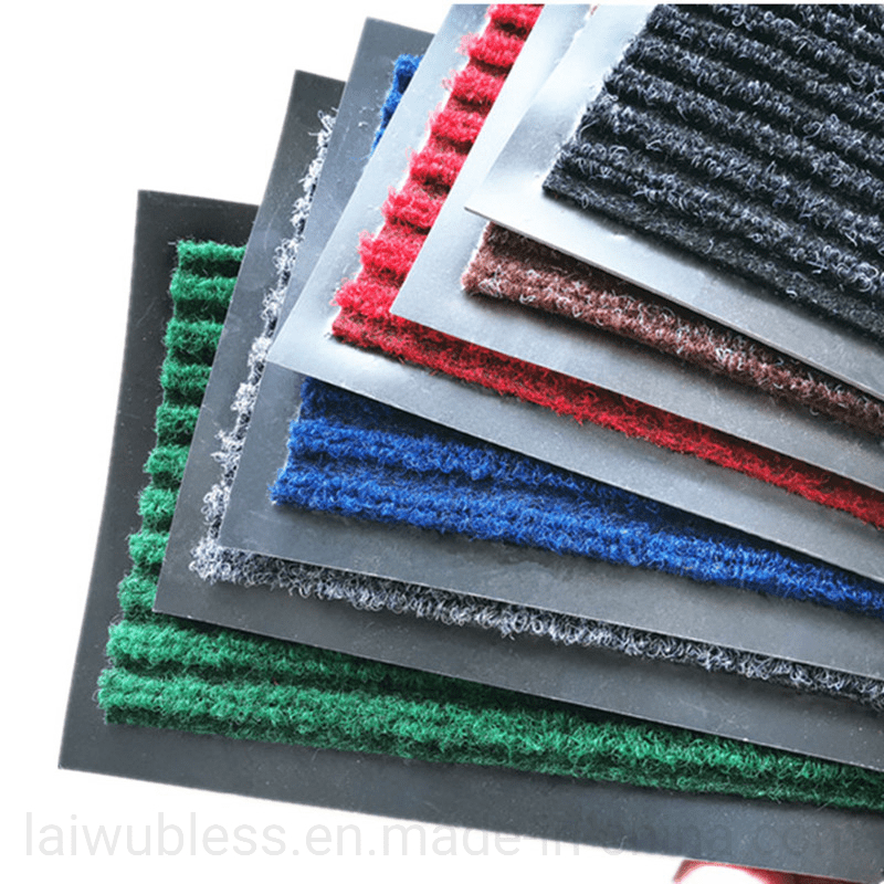 Composite Rib Hallway Runners Mat PVC Ribbed Door Mat China Ribbed