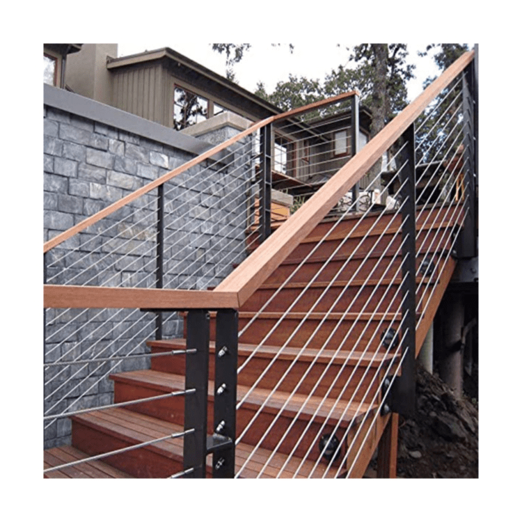 Prima Rod Bar Railing Factory Customized Rod Bar Railing Outdoor Stair