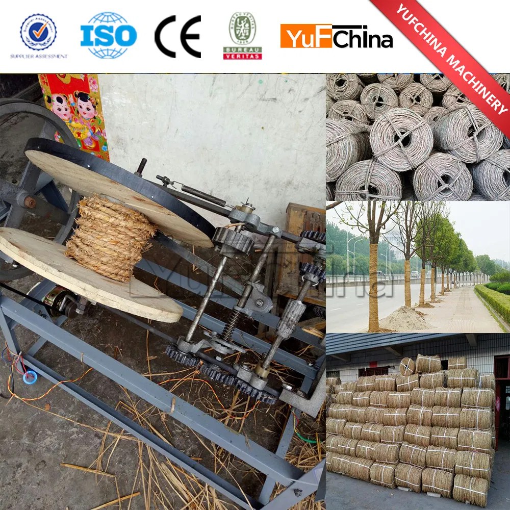 China Straw Rope Braiding Machine / Grass Rope Making Machine China