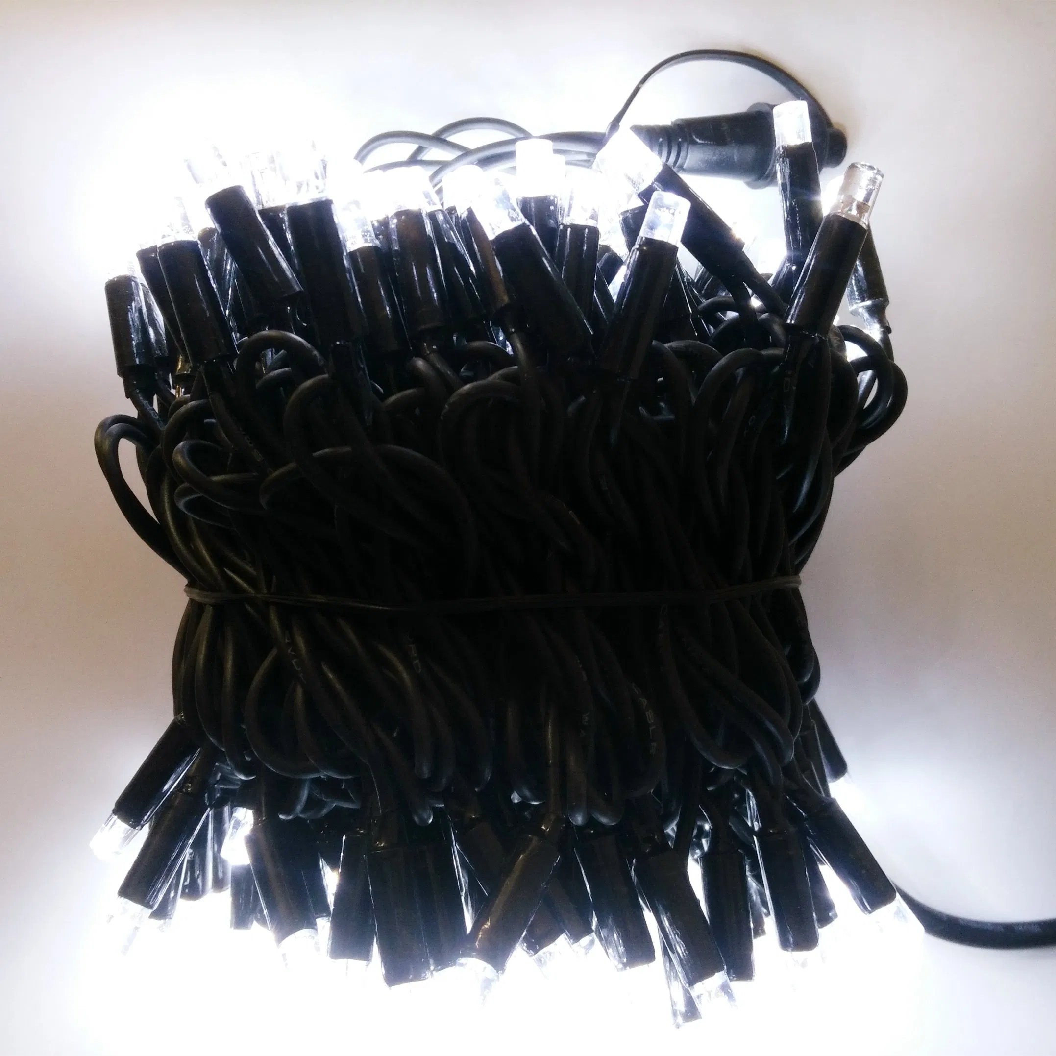 Remote Control High Quality Dual Color LED Rubber String Light LED