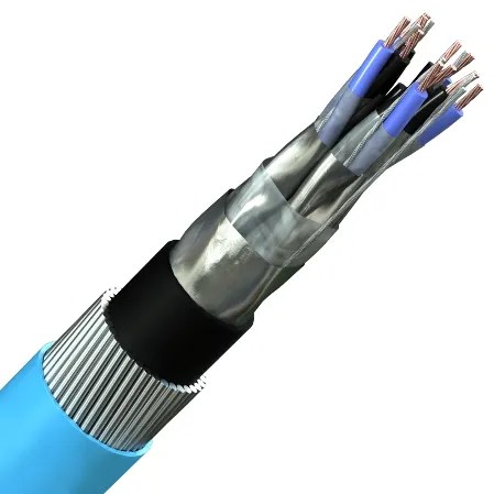 Twisted 1 Pair 1.5 mm2 Instrument Cable 1p X 1.5 mm2 Armoured
