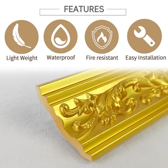 Manufacturer New Design Ceiling Trim Material Polyurethane Foam PU