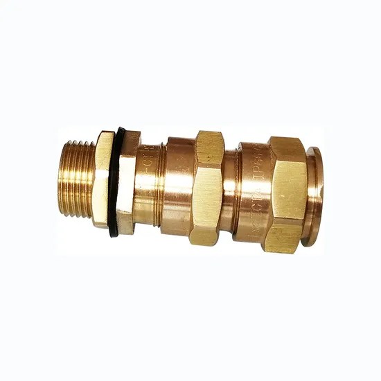 Brass Double Compression ExplosionProof Cable Glands for Armored