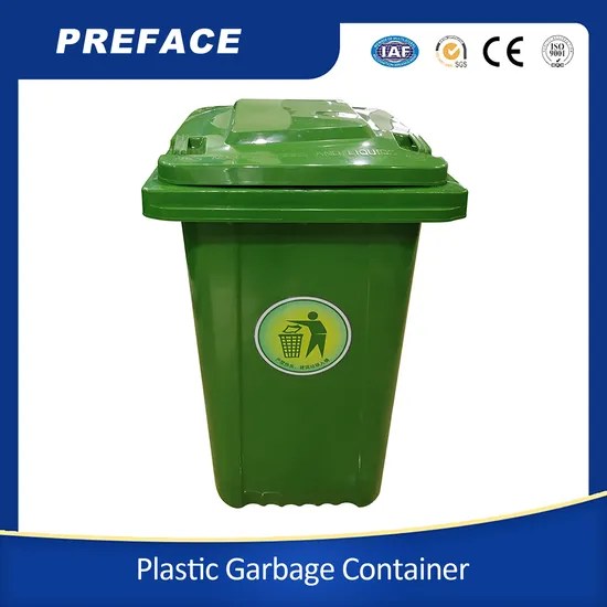 Wheelie Bin Plastic Injection Standard Outside Manual Trash Compactor