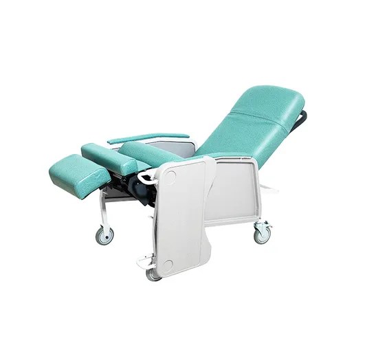 Mobile Medical Hospital Grade Recliner Phlebotomy Chair with Wheels for