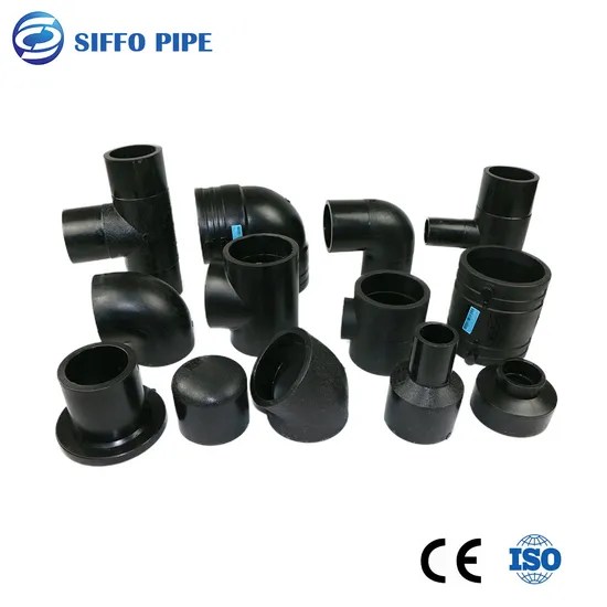 DN280mm 90 Degree Elbow PE100 Plastic Pipe Fitting for Water Supply