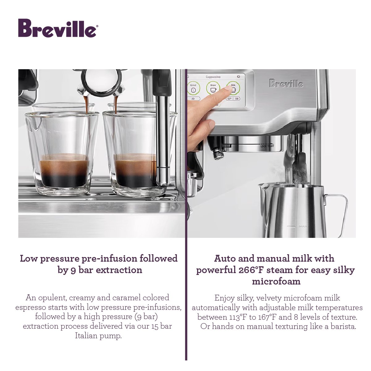 The Barista Touch Coffee Machine BES880 brevillethailand