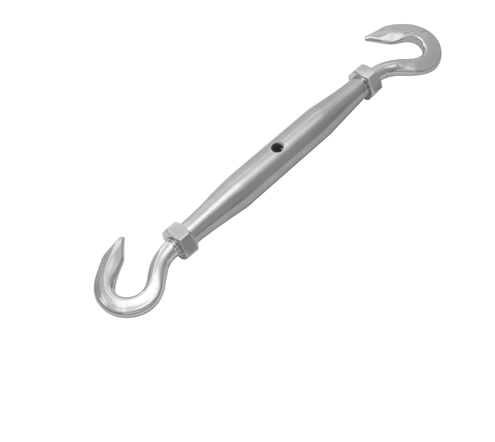 Pipe turnbuckle, hook and hook strudyna