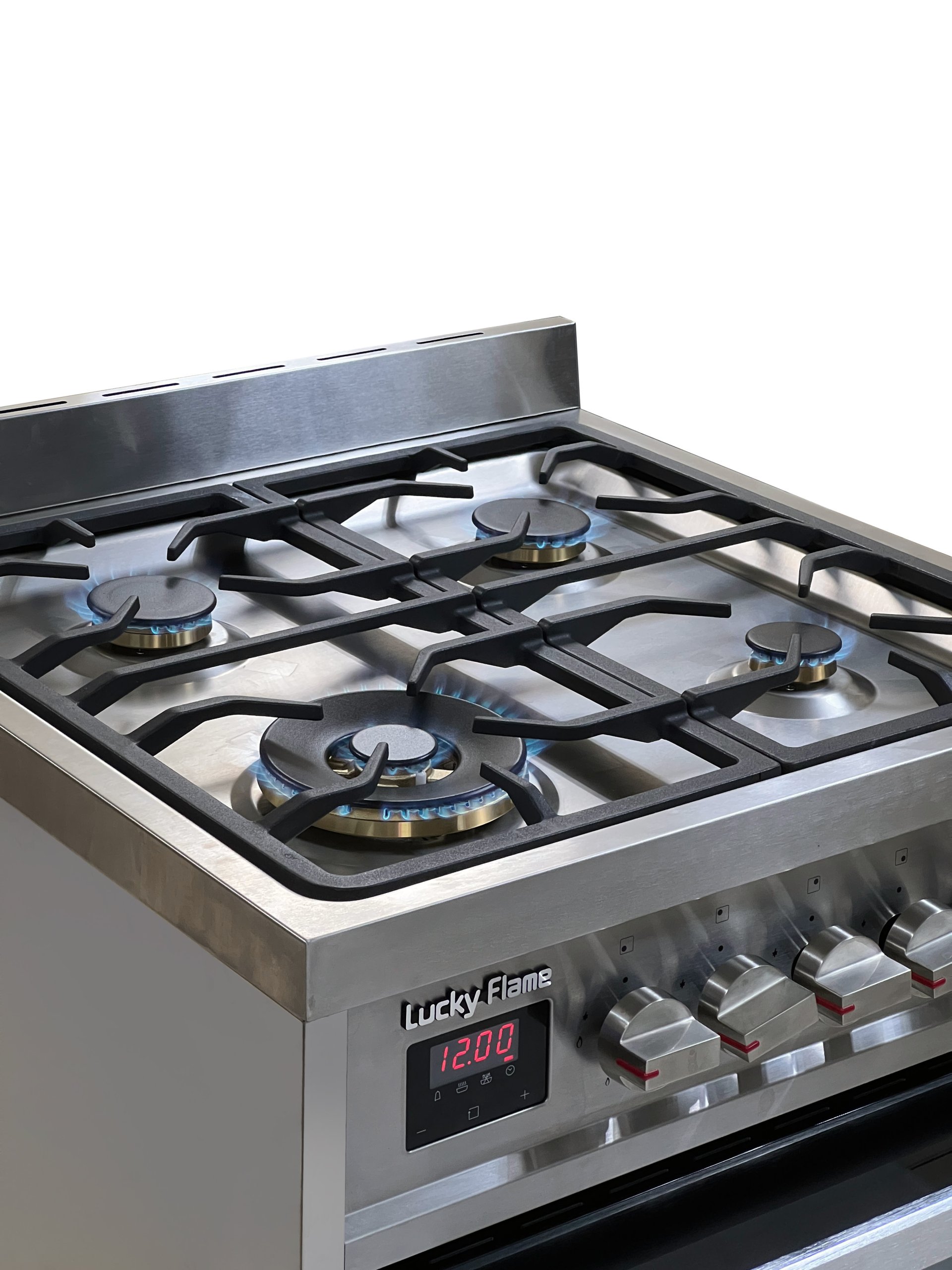 60cm Freestanding electric oven with gas cooktops luckyflame