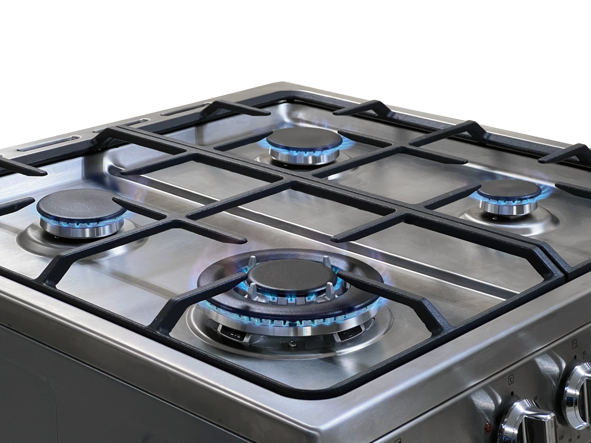 60cm Freestanding electric oven with gas cooktops luckyflame