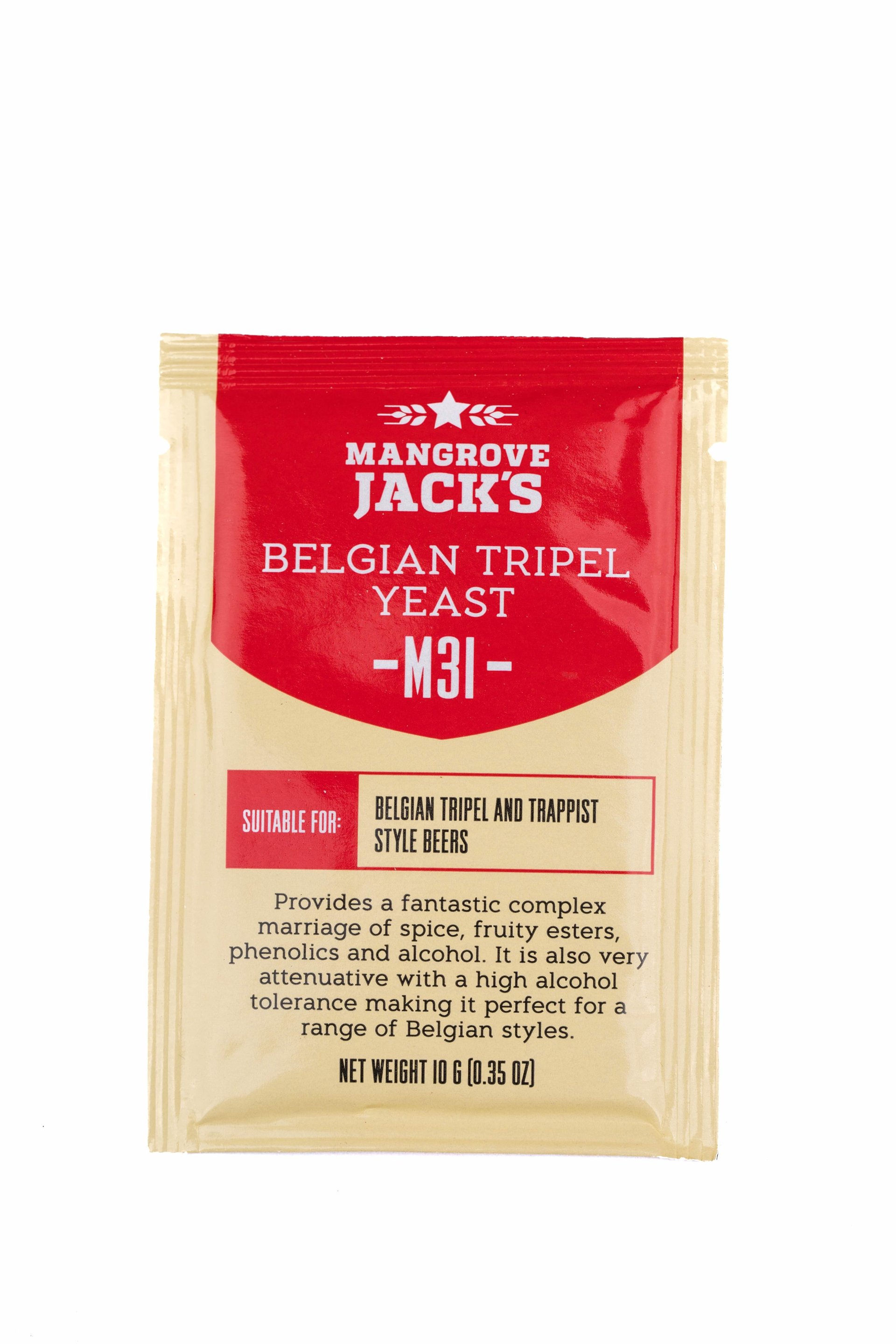 Mangrove Jack M31 Belgian Tripel yeast 1 Sachet washomebrew