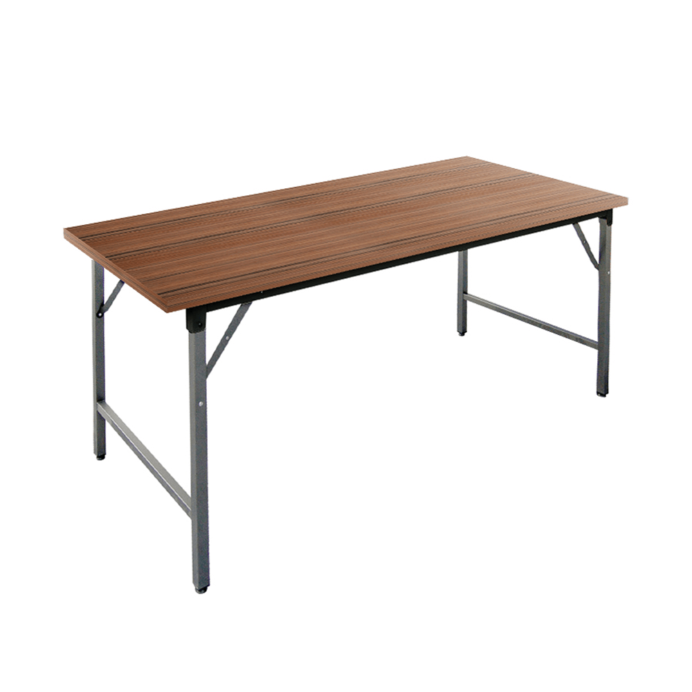 STG โต๊ะพับ อเนกประสงค์ [TW160120FO] 120 x 60 x 75 ซม. ลายโอ๊คดำ