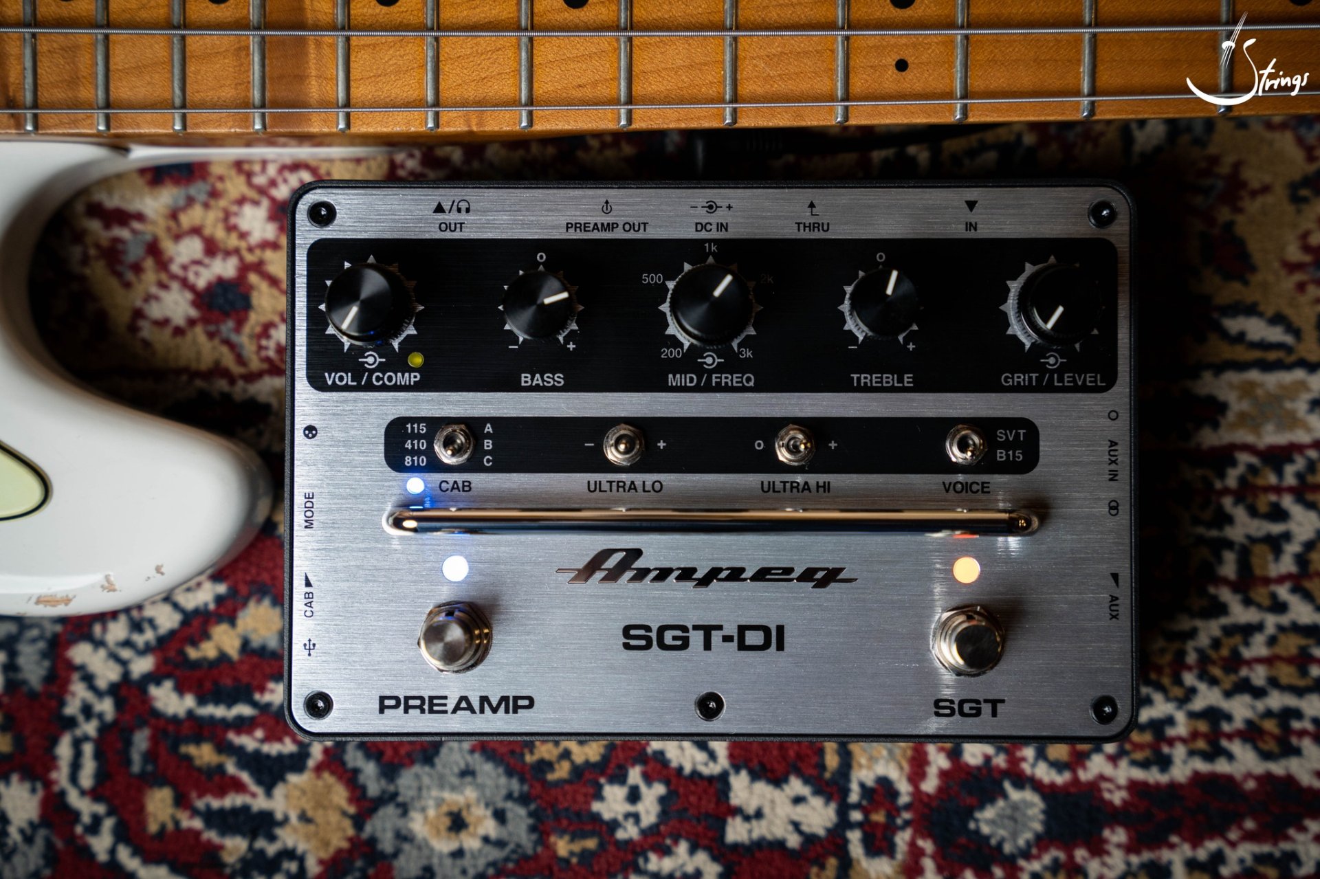Ampeg SGTDI Bass Preamp Pedal and DI