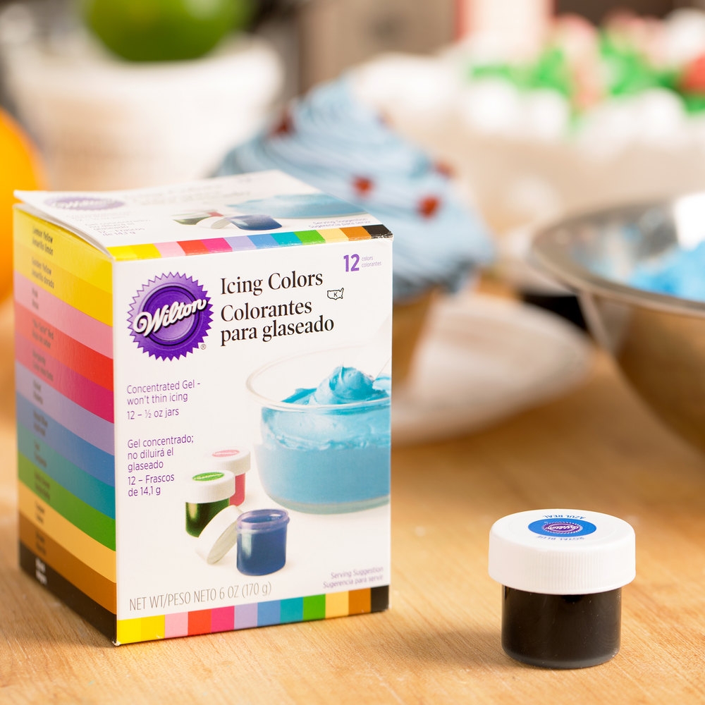 Wilton 12 icing color set Lemmemore
