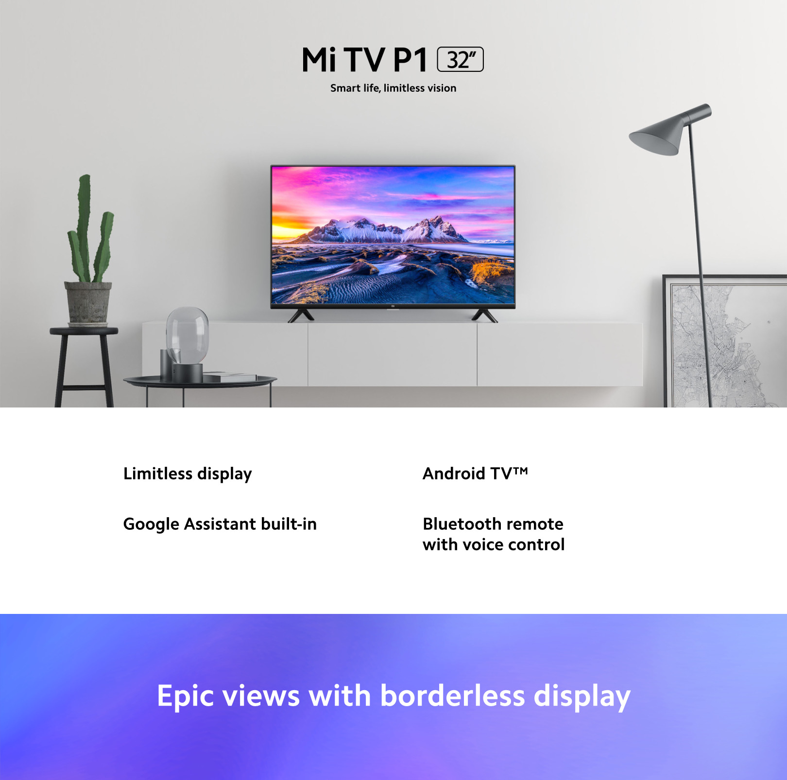 Mi TV P1 32" Smart TV dimi