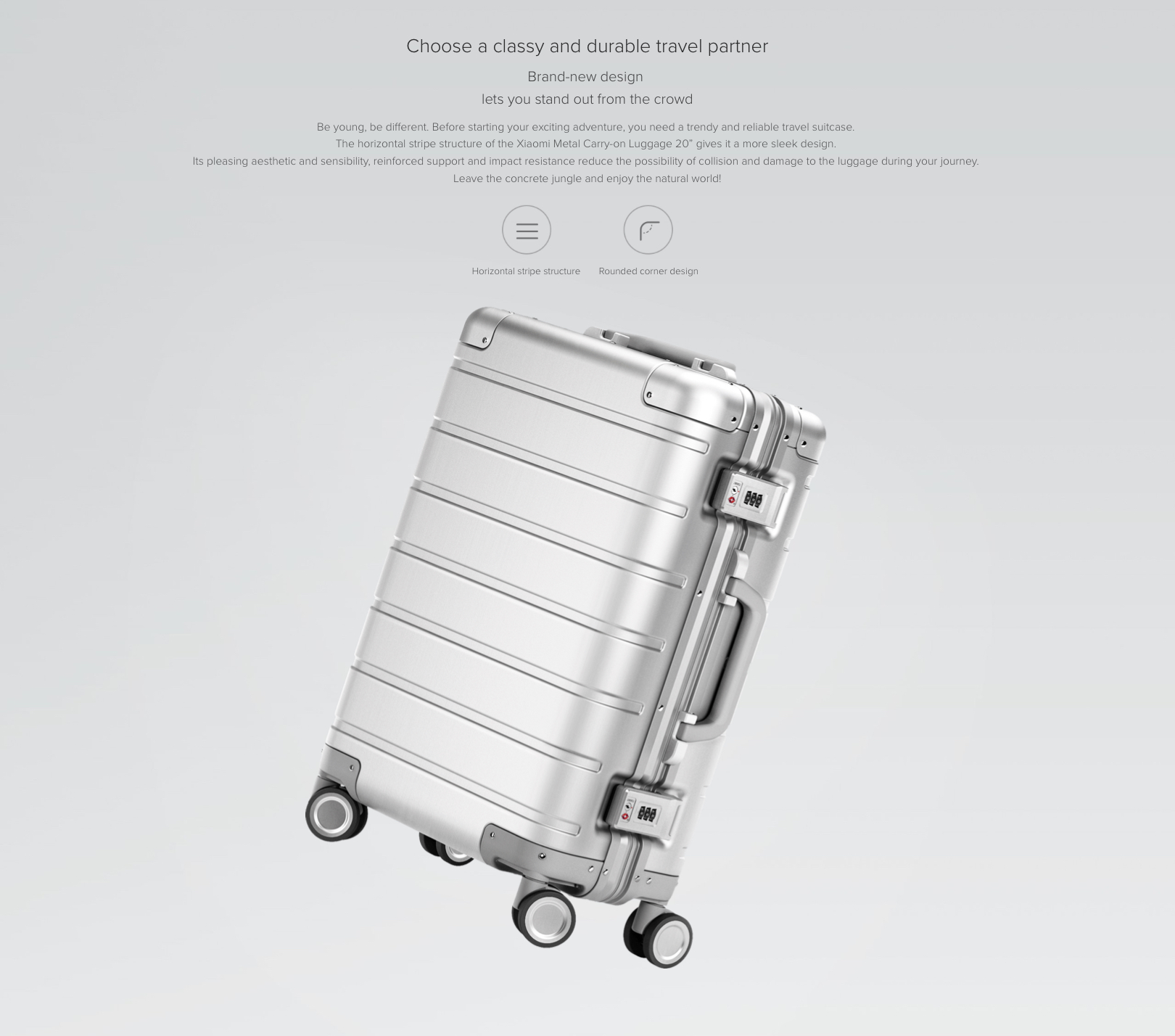 Xiaomi Metal Carryon Luggage 20" dimi