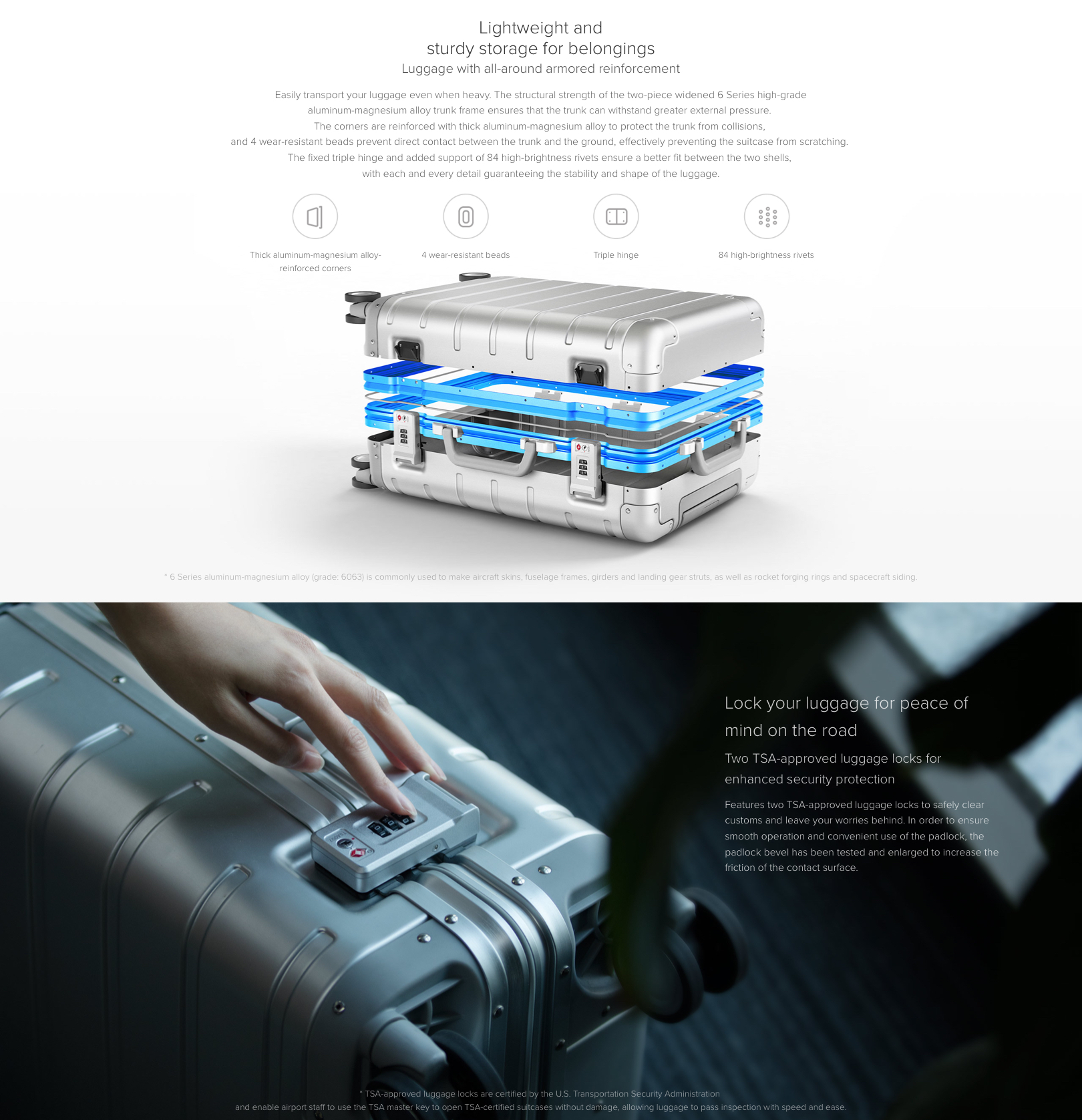 Xiaomi Metal Carryon Luggage 20" dimi