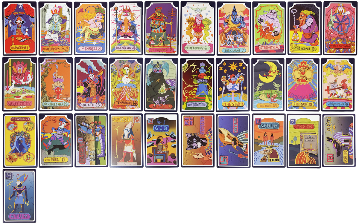 [NEW RARE] 31 Tarot & The Nine Gods Of Egypt Card Set, Jojo's bizarre