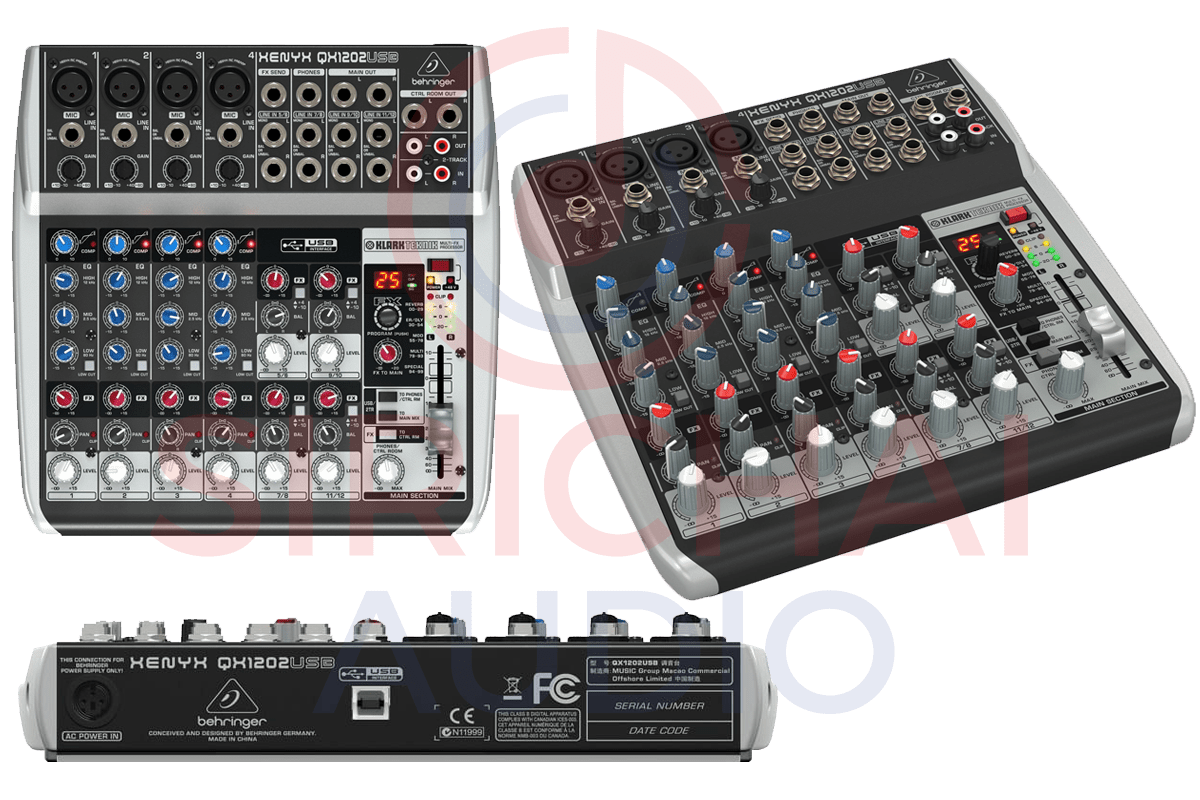 มิกเซอร์ BEHRINGER รุ่น XENYX QX1202USB Sirichaiaudio