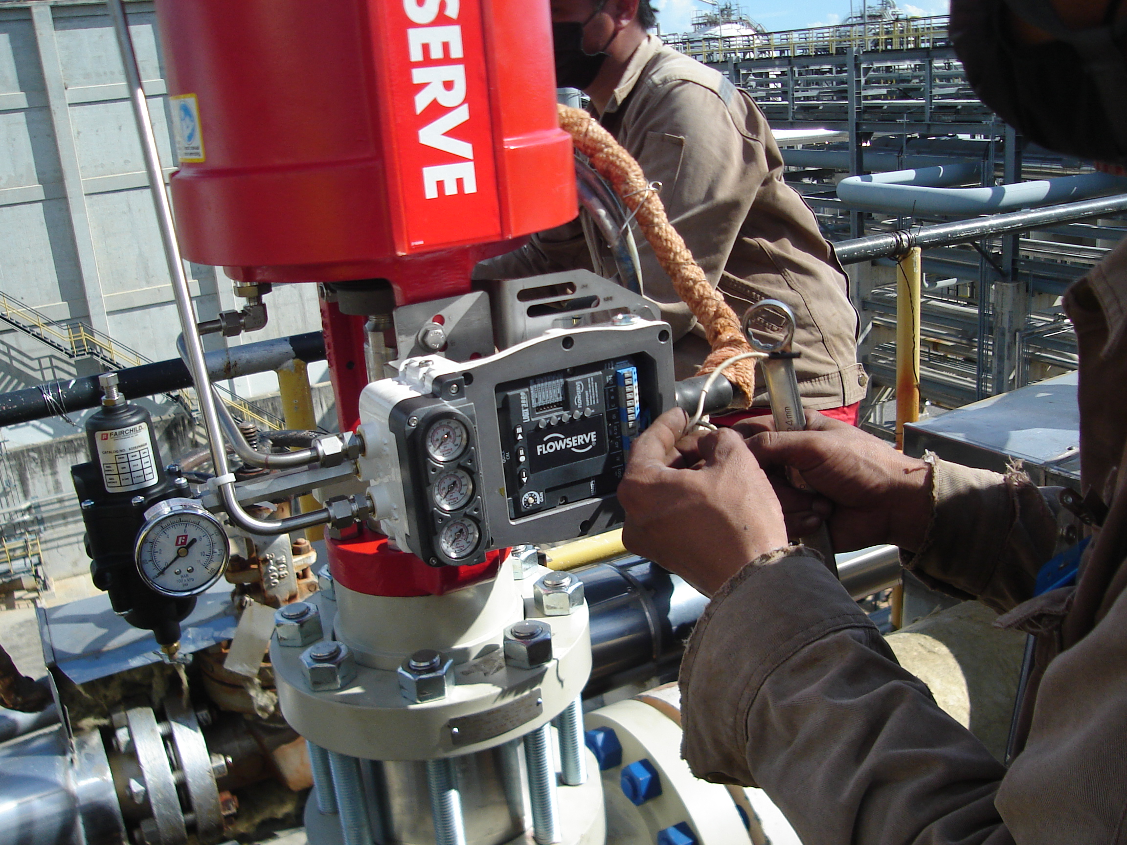 New control valve Installation flowmaticcontrol