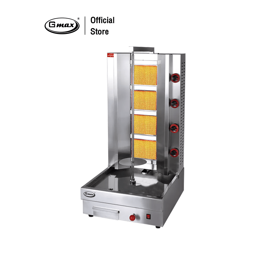 Gmax Shawarma Gas Grill Kebab Stove 4 Burner SK704 gmax