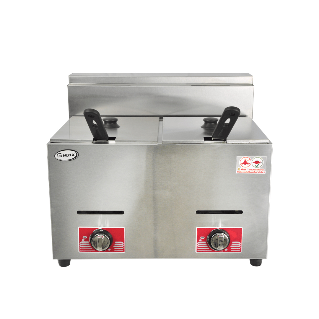 Gmax Gas Deep Fryer 12 Liter 2 Basket ZL72 gmax