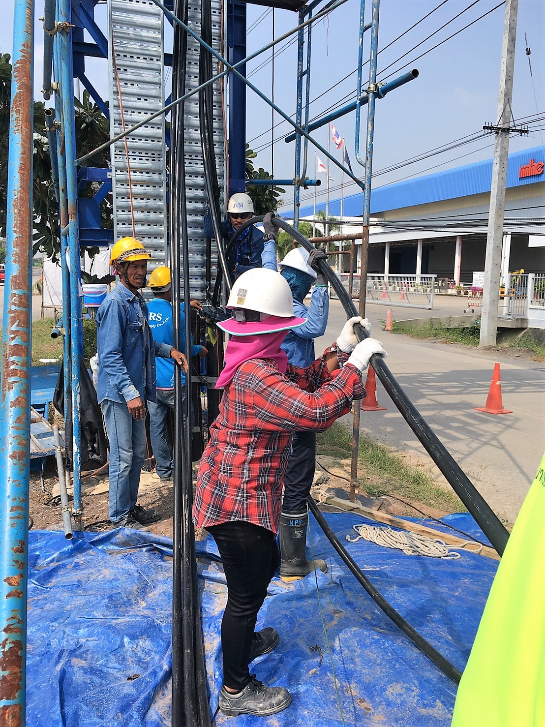 GBL 22kV CABLE PULLING qpe