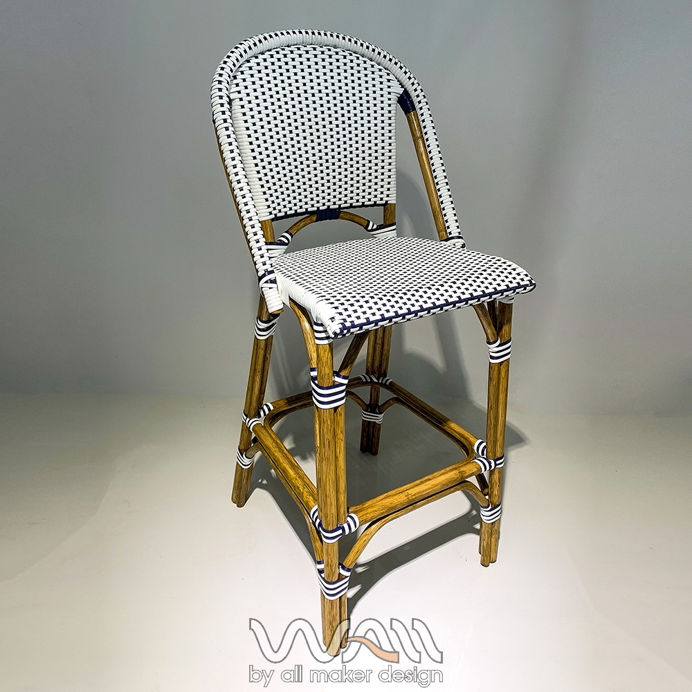 Rattan Bar chair allmakerdesign