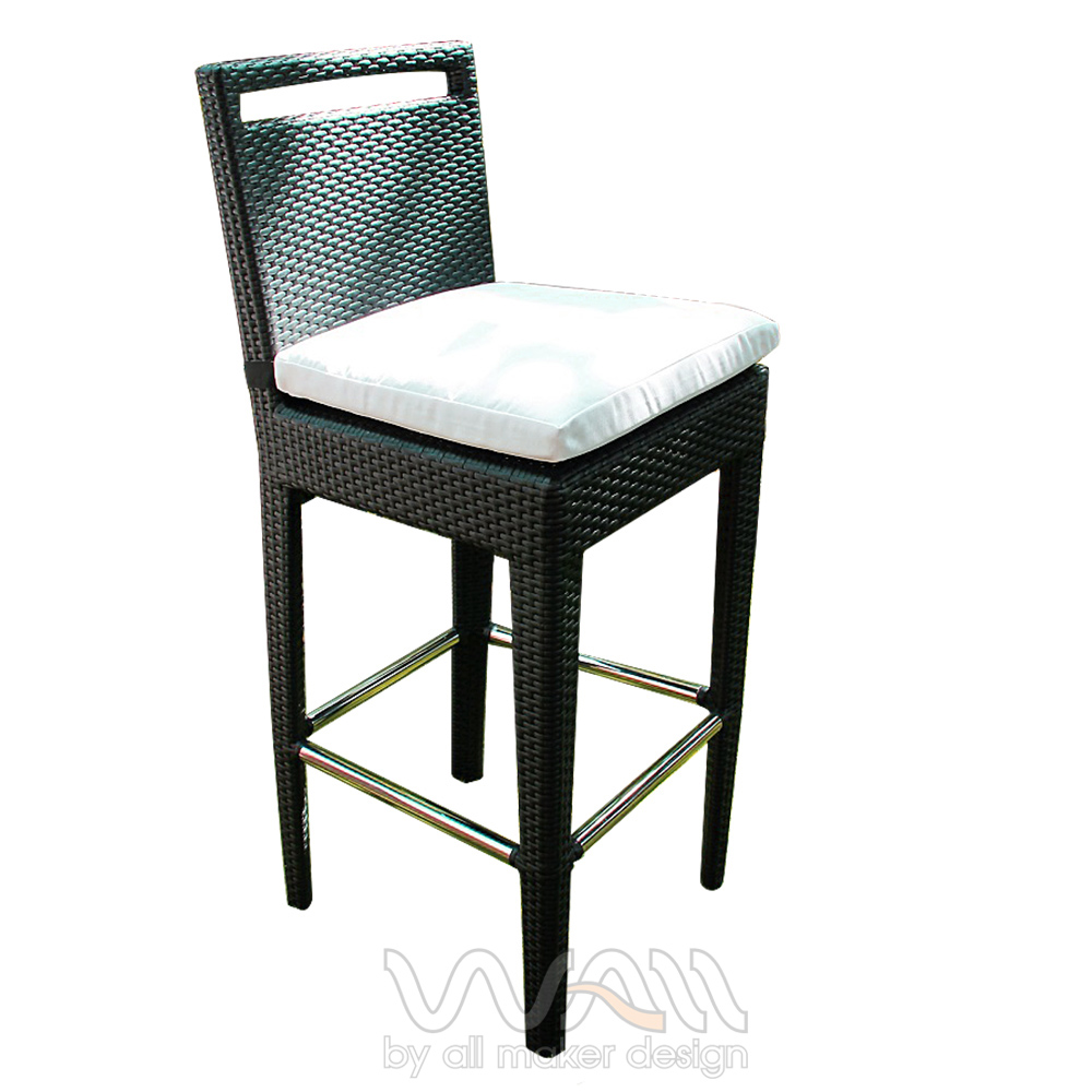 Rattan Bar chair allmakerdesign