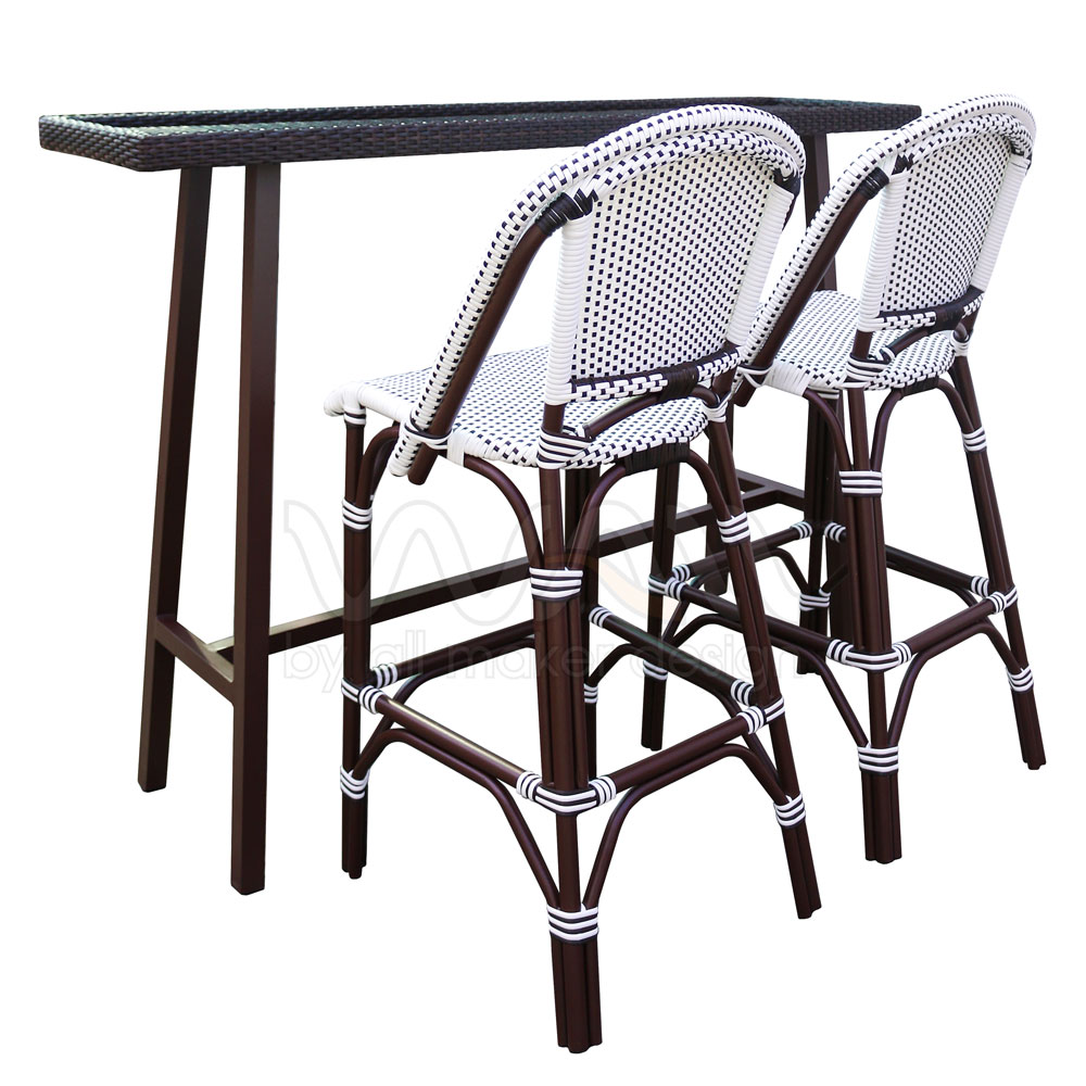 Rattan Bar Set allmakerdesign