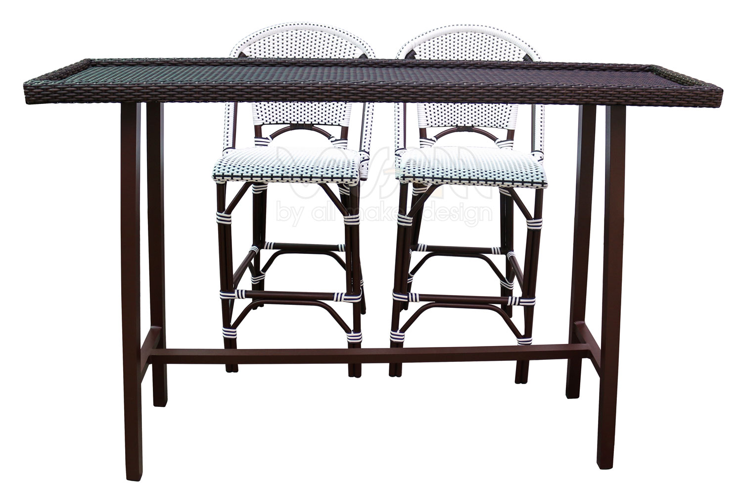Rattan Bar Set allmakerdesign