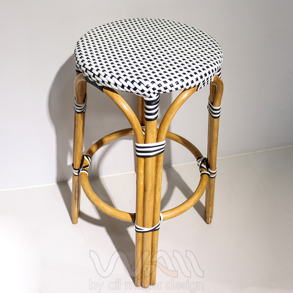 Rattan Bar chair allmakerdesign