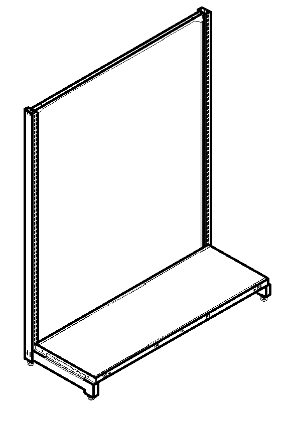 Single Gondola Standard Shelf (30x60) maxwellsystem