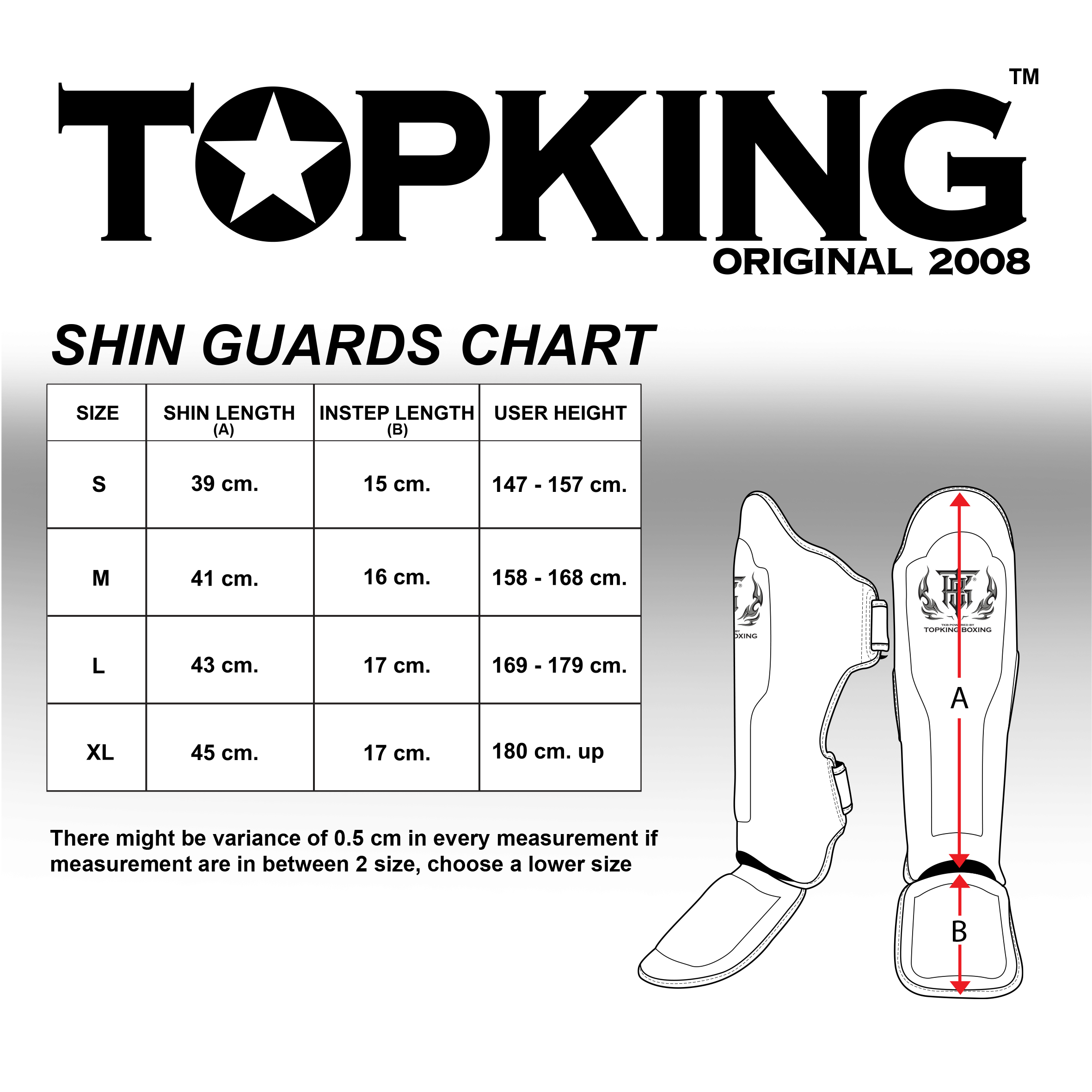 TOPKING SHIN GUARDS KANOK topkingboxing