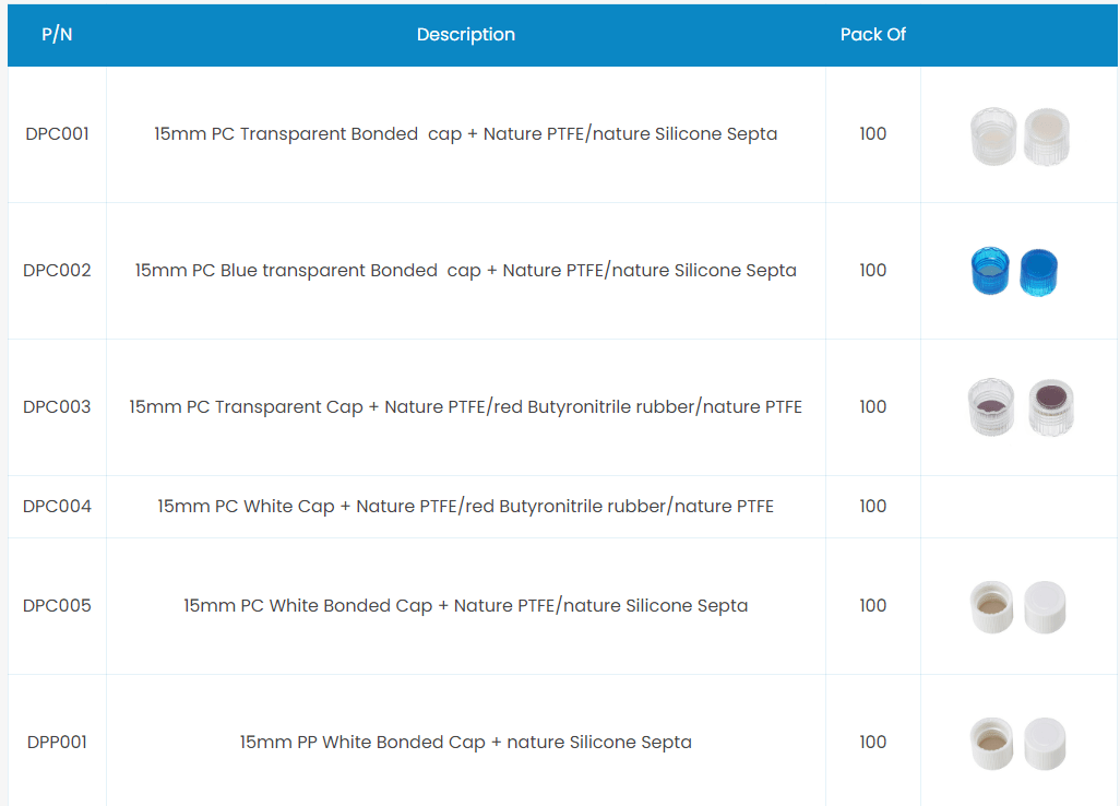COD Test Tube and Closures labdirectthailand