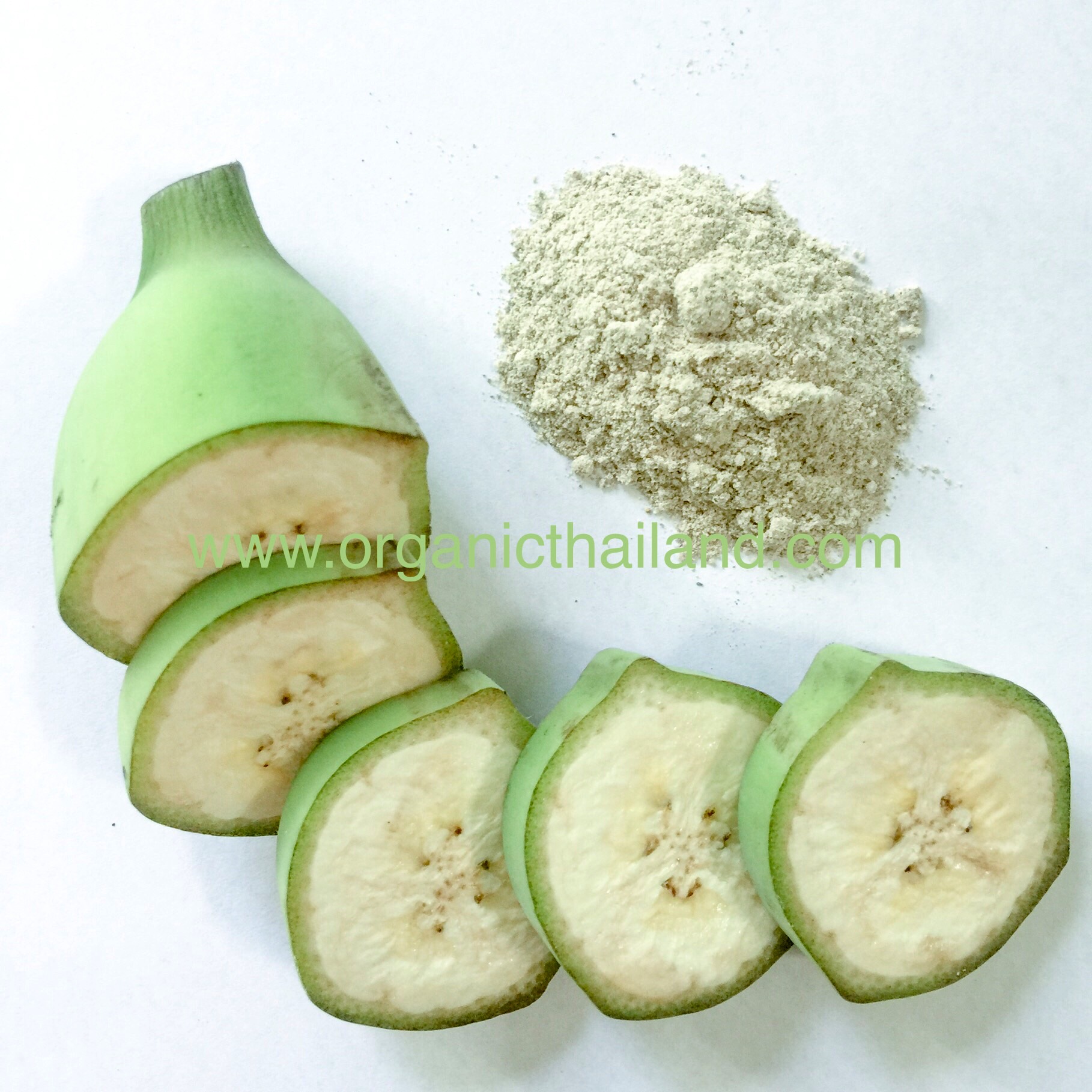 Green Banana Powder 100g Organicthailand