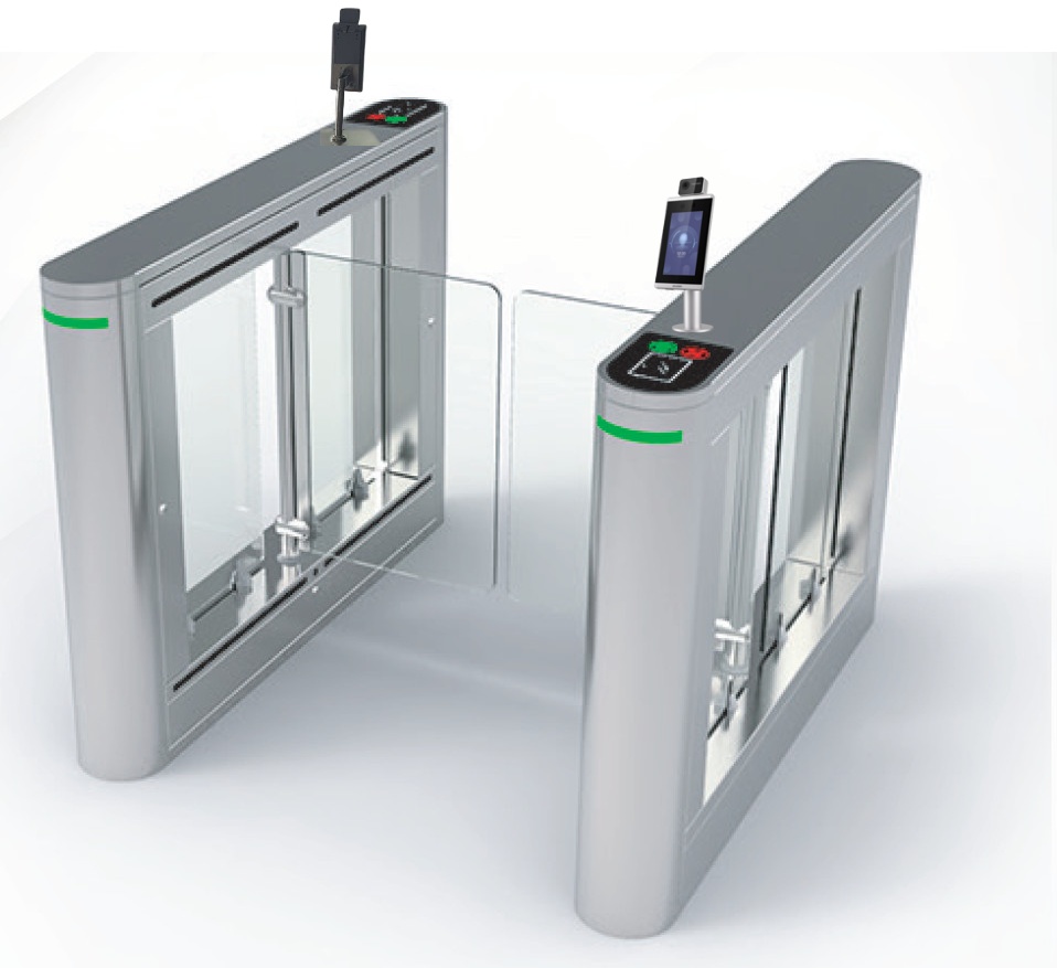 Swing Gate with Hikvision DSK1TA70MIT Face Scan cps