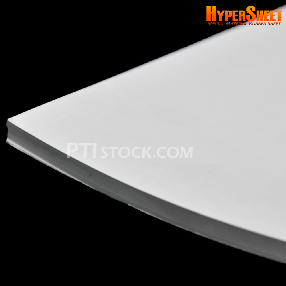 White EPDM Rubber Sheet (FDA) T5 mm. X W1.2 m. ptistock