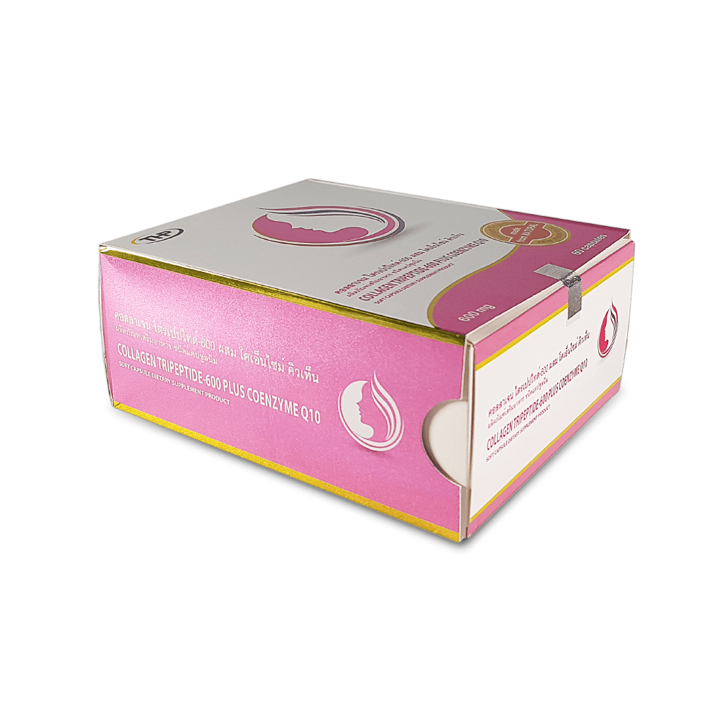 Collagen Tripeptide 600 Plus Coenzyme Q10 60 Capsules Thpherbal